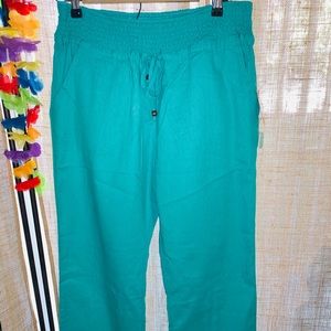 Green Linen pants